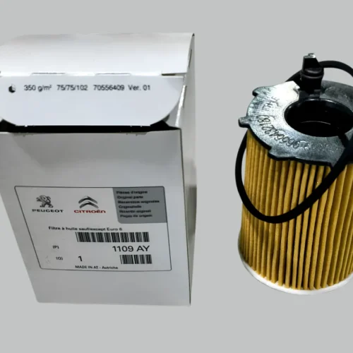 Filtro de Aceite 1109AY Original | Peugeot Citroën HDi/THP, Excepto Euro 6